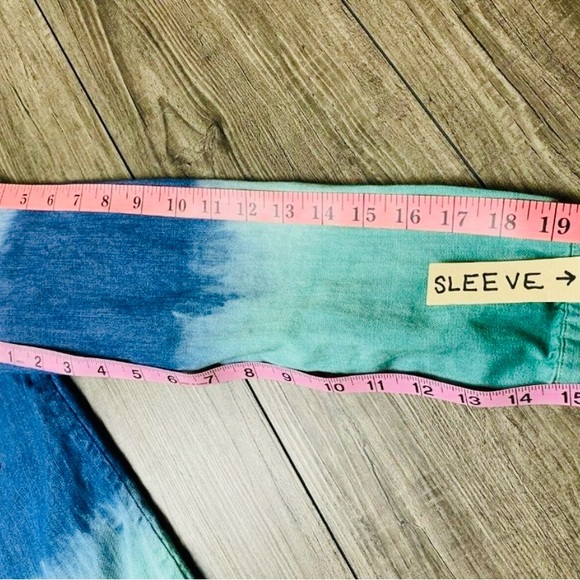 Free People Before Sunrise Ombre Long Sleeve Boho Top Button Up Denim XS ( F ) - Picture 6 of 8